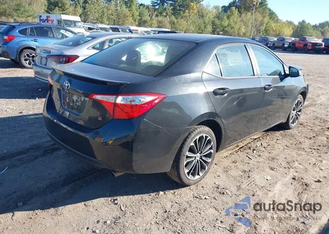 2015 Toyota Corolla S Plus из США, поврежденный, VIN 2T1BURHE9FC362540